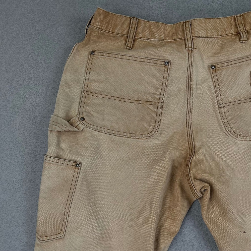 Carhartt Tan Brown Cargo Work Pants - Picture 11 of 16